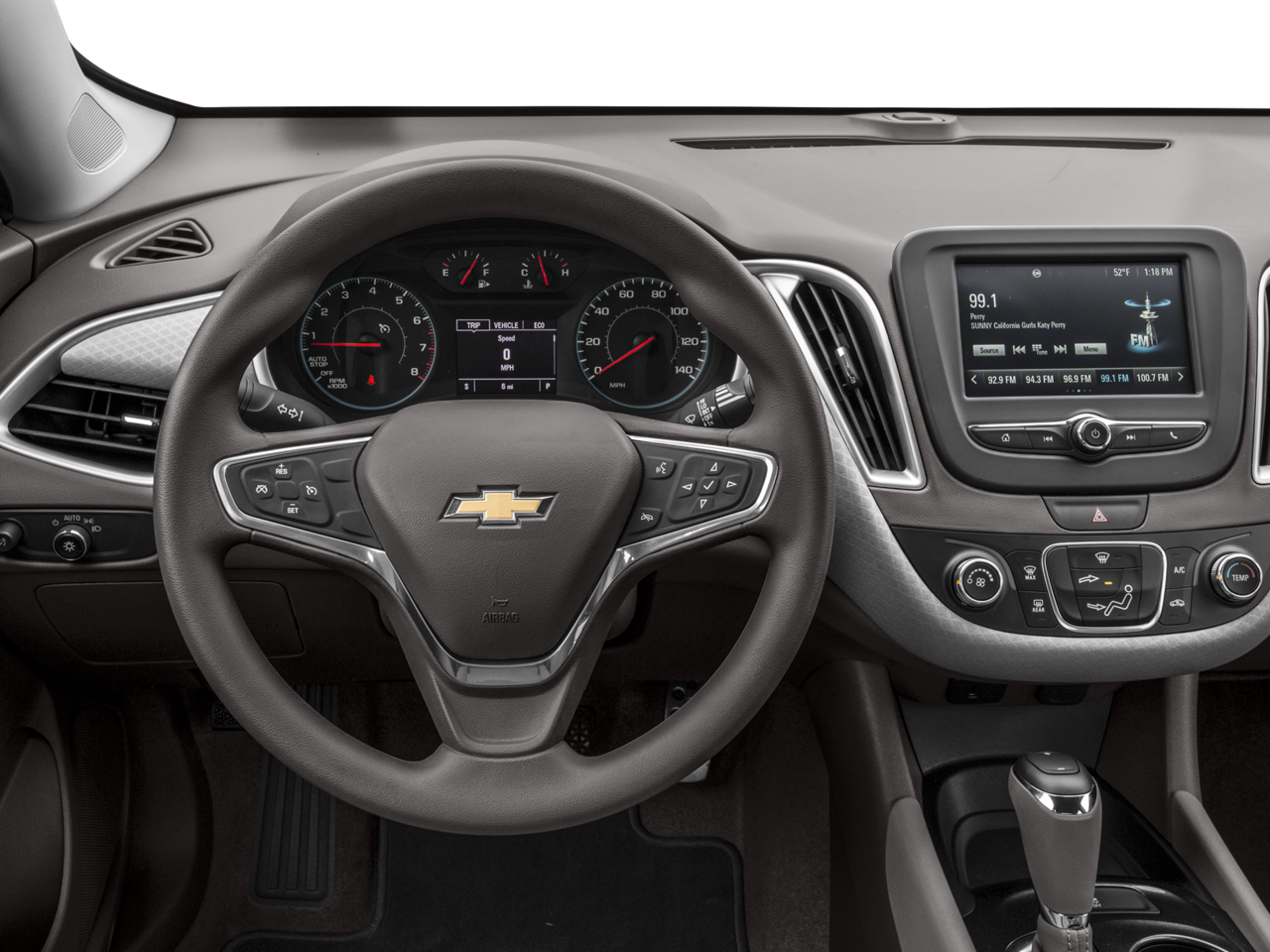 2017 Chevrolet Malibu — interior view