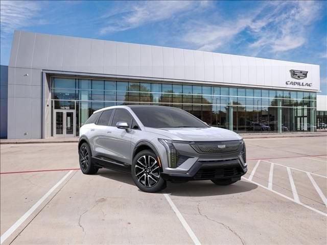2026 Cadillac OPTIQ Sport in Argent Silver Metallic — front three-quarter view