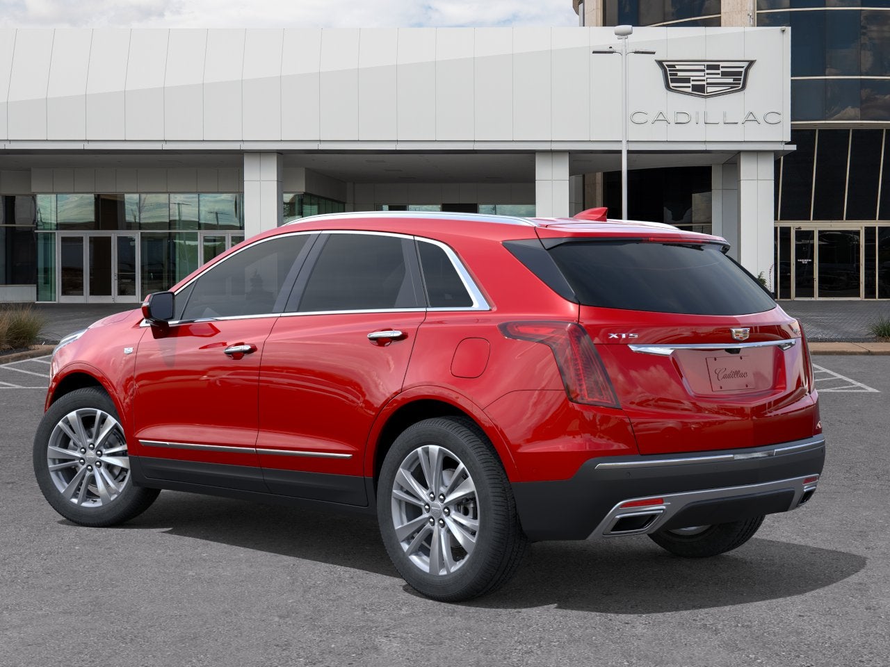 2026 Cadillac XT5 — rear three-quarter view