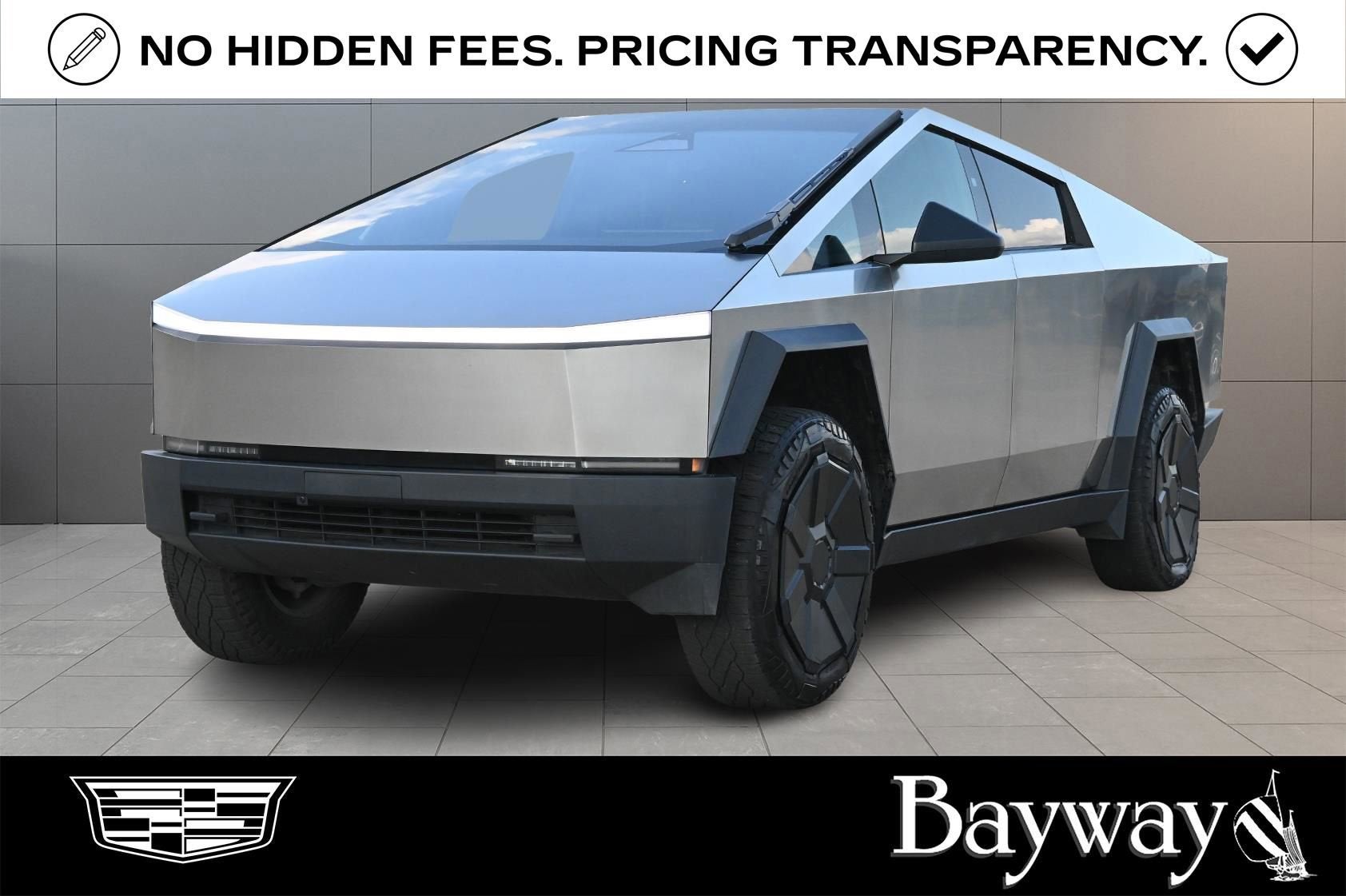 2024 Tesla Cybertruck Cyberbeast in Other — front three-quarter view