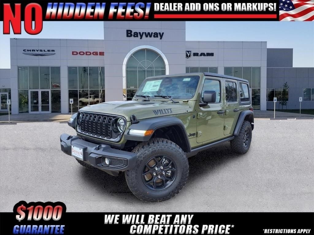 2026 Jeep Wrangler Willys in 41 Exterior Paint — front three-quarter view
