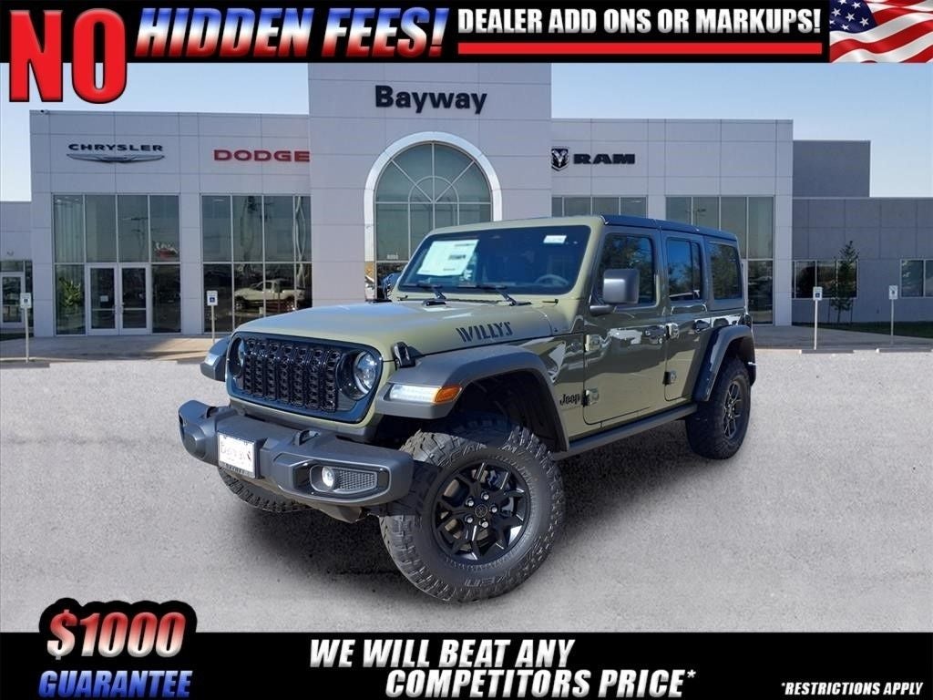 2026 Jeep Wrangler Willys in 41 Exterior Paint — front three-quarter view