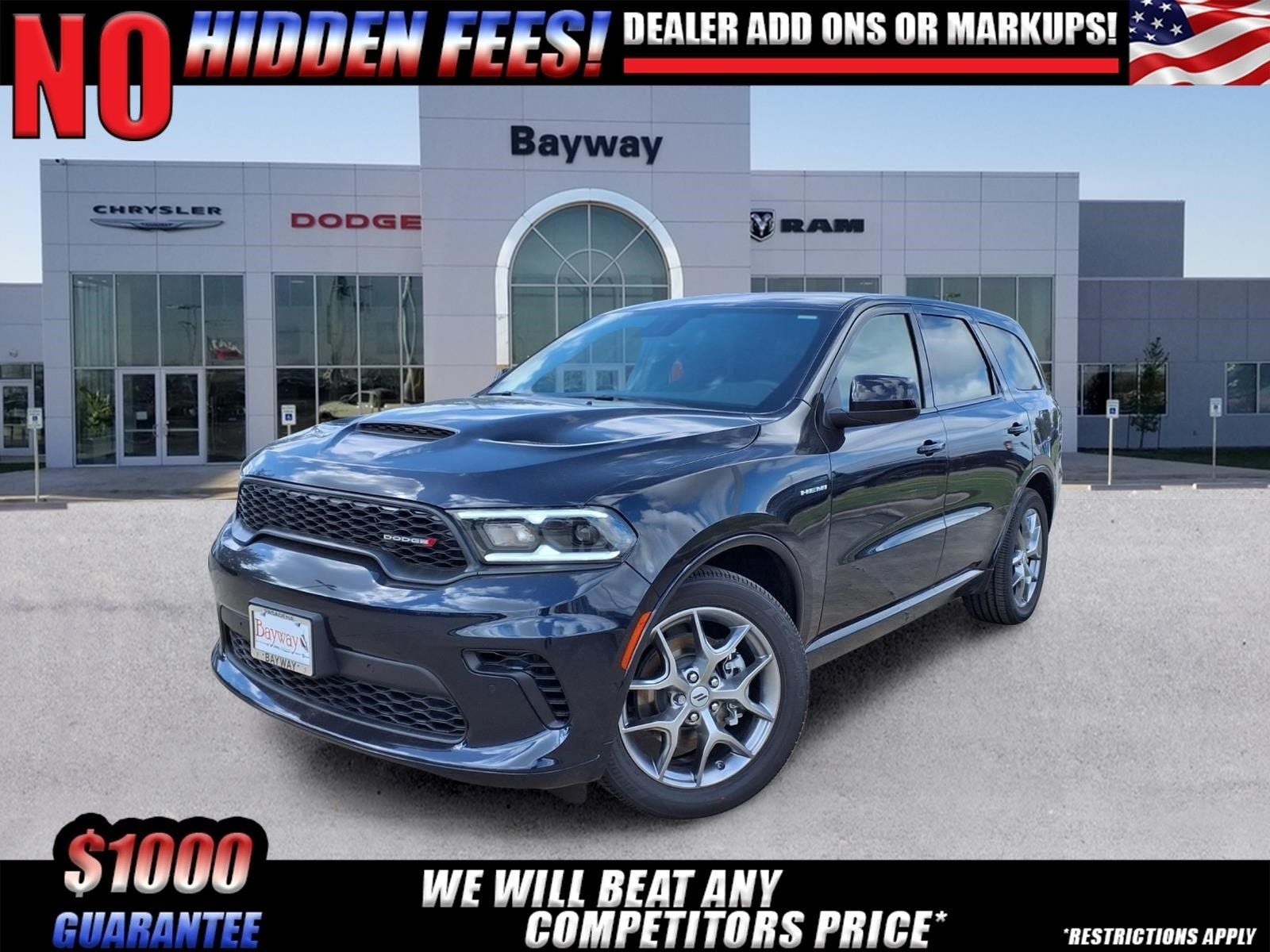 2026 Dodge Durango GT HEMI V8 in Night Moves Exterior Paint — front three-quarter view