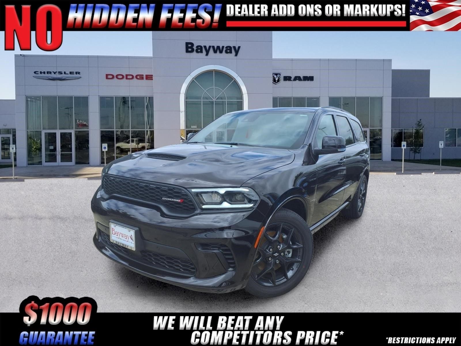 2026 Dodge Durango GT Plus HEMI V8 in Red Oxide Exterior Paint — front three-quarter view