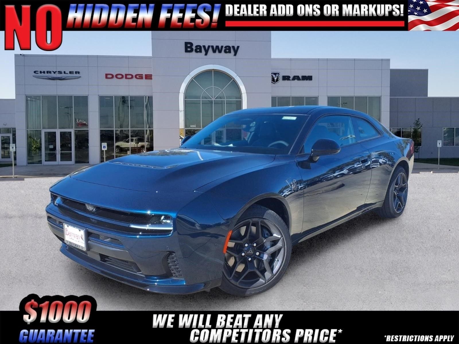 2026 Dodge Charger Scat Pack in After Dark Exterior Paint — front three-quarter view