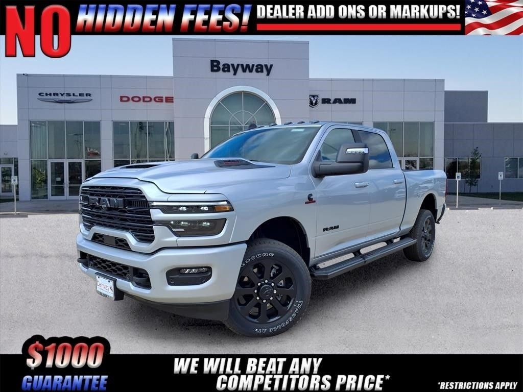 2026 RAM 2500 Laramie in Silver-Zynith Exterior Paint — front three-quarter view