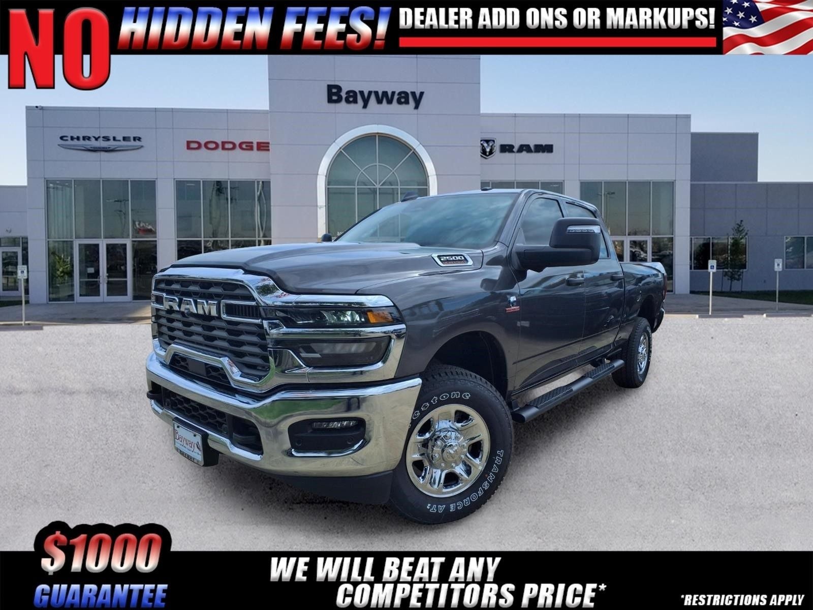 2026 RAM 2500 Tradesman in Granite Crystal Metallic Clear-Coat Exterior Paint — front three-quarter view