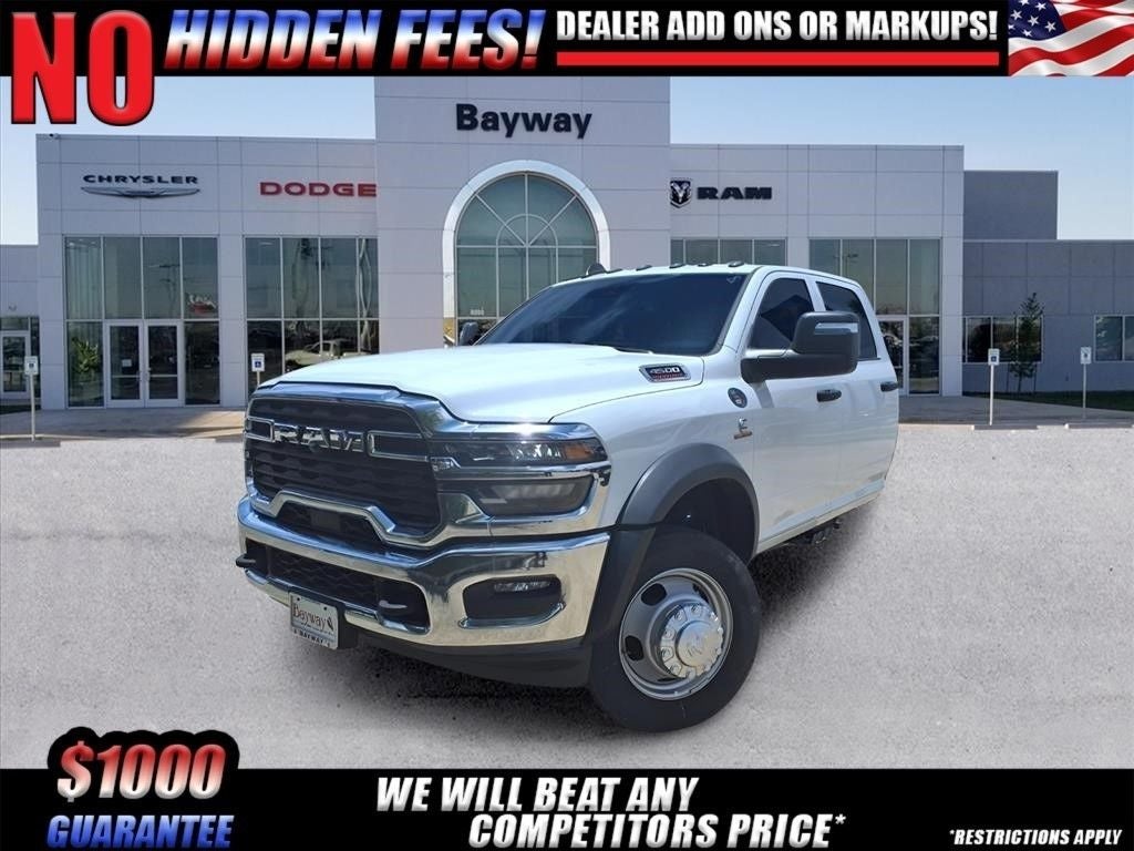 2025 RAM 4500 Chassis Tradesman in Bright White Clearcoat — front three-quarter view
