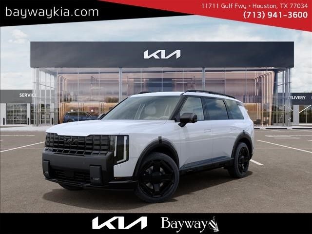 2027 Kia Telluride X-Line SX in White — front three-quarter view